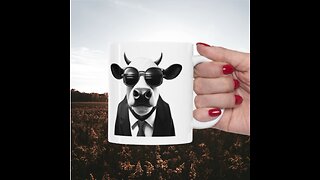 Cool Cow Ceramic Coffee | Tea | Hot Chocolate Mug!
