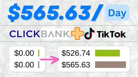 Extra +$500 (Day) • ClickBank Affiliate Marketing with TikTok