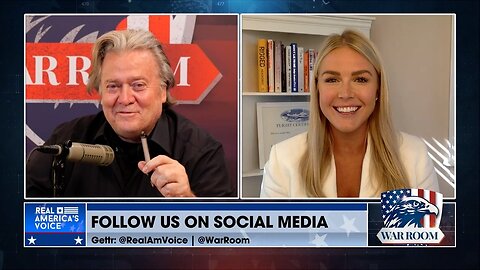 Karoline Leavitt Joins the War Room to Discuss Trump’s New Hampshire Speech