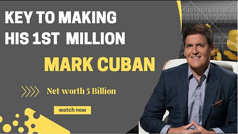 How Mark Cuban made his first Million dollars