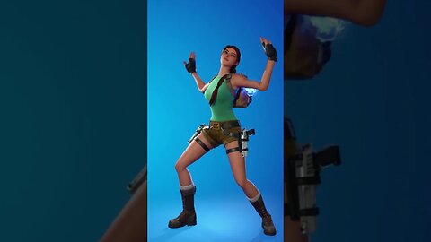 Lara Croft - Fortnite Reaction - DANCE MORE #SHORTS