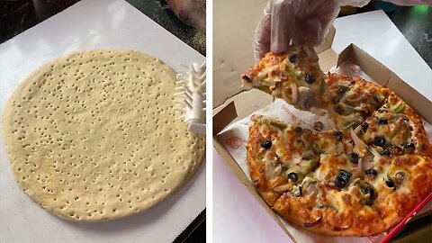 Indian Style Cheese Burst Handmade Pizza 🤩