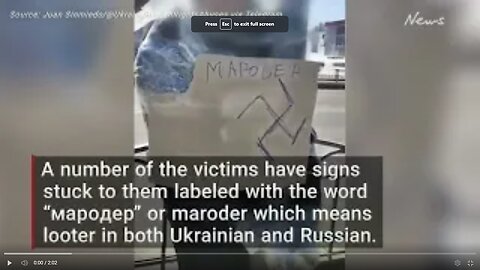 Ukrainian Civilians Stripped, Tied-Up and Beaten by Vigilantes in Shocking Videos - News.Com.Au 2022