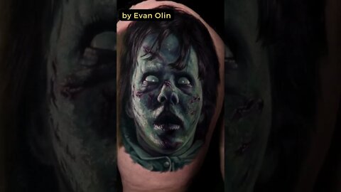 Stunning Tattoo by Evan Olin #shorts #tattoos #inked #youtubeshorts