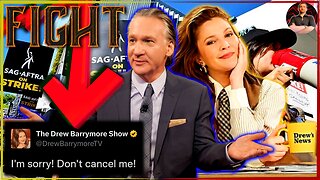 Drew Barrymore BULLIED By LOSERS on Strike to CANCEL Her Show! Bill Maher FIGHTS to Keep His Going!