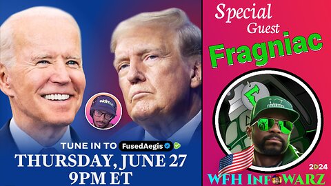 Convicted MAGA CHAD vs Sleepy Old Joe - 2024 1st Presidential Debate w/Special Guest @Fragniac