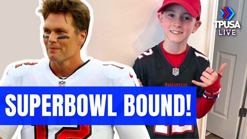 TOM BRADY GIFTS SUPER BOWL TICKETS TO YOUNG FAN WHO BEAT BRAIN CANCER
