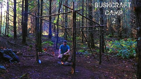Bushcraft Camp 2: A Super Shelter Frame Build