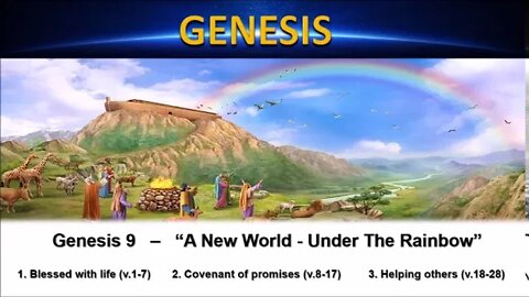 Genesis 9 – “A New World - Under The Rainbow” - Calvary Chapel Fergus Falls