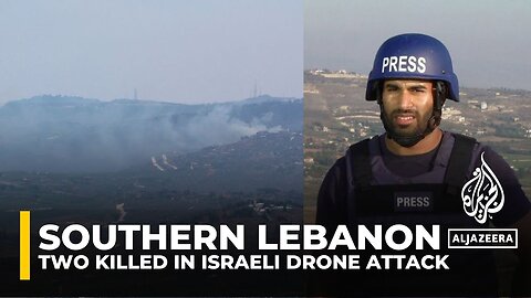 Two killed in Israeli drone attack on motorcycle in southern Lebanon