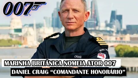 Marinha Britânica Nomeia Ator 007 Daniel Craig “Comandante Honorário”