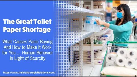 How COVID-19 Panic Buying of Toilet Paper Really Works. Discover Economic Supply and Demand