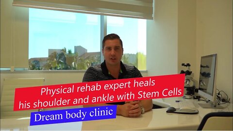 Physical rehab expert heals his shoulder and ankle with Stem Cells