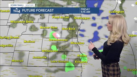 SE Wisconsin Weather: Rain and snow showers on Friday, snow squalls possible