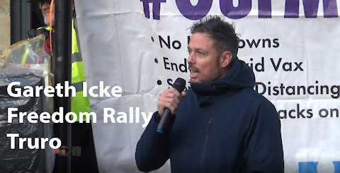 Gareth Icke - Truro - Freedom Rally - speech