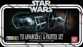 Bandai Star Wars Tie Fighters Model Kit Build