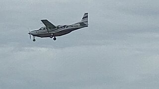 Cessna 208B Grand Caravan PT-ITY na aproximação final vindo de Labrea para Manaus
