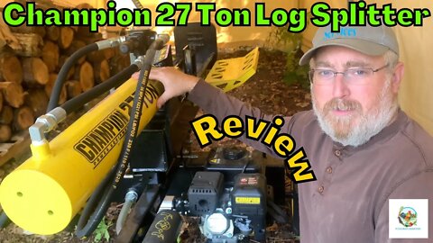 Champion 27 Ton Log Splitter Review | A Cool Feature Too