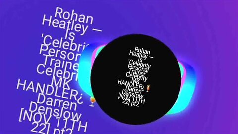 Rohan Heatley — Is 'Celebrity Personal Trainer' Celebrity MK HANDLER¿🍹 Darren Denslow pt2