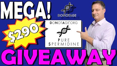 MEGA $290 Pure Spermidine Giveaway by DoNotAge.org