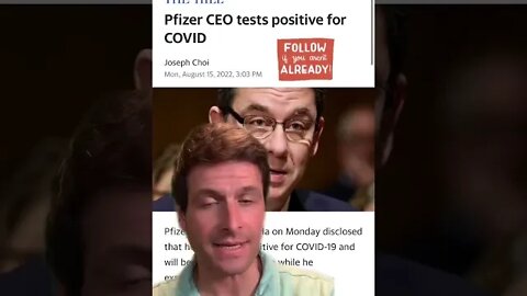 Pfizer CEO Covid Positive Despite His 4 CV Shots 🤔