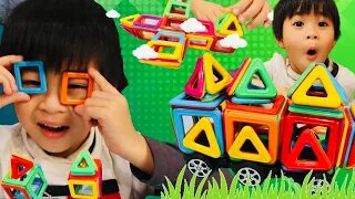 Squid Game Blocks Shapes | Fun DIY Blocks by Aidan | Educational Toys | Kids Video