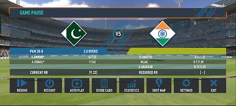 Z khan bowling against Pakistan