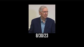Mitch McConnell "Micro Seizure" Freezes Again.