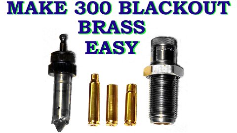 Make 300 Blackout brass easy with Lee Power Quick Trim