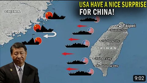China was shaken by this news: US navy passed the Chinese blockade in Taiwan! Chinese navy fleeing!