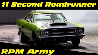 11 Second Plymouth Roadrunner Drag Racing