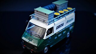 Fiat 242E Phase 1 "Rally Assistance Fiat Alitalia Rally Team" - Altaya 1/43 - UNDER 2 MINUTES REVIEW