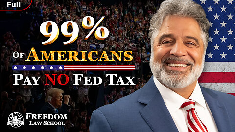 99% of Americans are not required to file and pay federal income taxes! (Full)