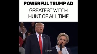 NEW TRUMP CAMPAIGN AD💜🇺🇸🏅EXPOSE WICKED WITCH HUNT HOAX OF THE CENTURY🇺🇸🏛️🗽⭐️