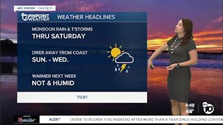 ABC 10News Pinpoint Weather with Meteorologist Megan Parry