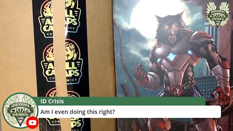 CAE Unboxing Mail Stuff from All Caps Comics and Sovereign Wolf