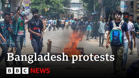 Bangladesh imposes national curfew as protests continue | BBC News