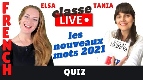 LIVE : Les nouveaux mots de la langue française 2021 ! Robert et Larousse.