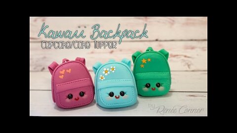 CopyCat Recipes Kawaii Backpack Cupcake Topper Back To School! cooking recipe food recipe Healthy r