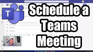 How to Schedule a Teams Meeting | Microsoft Teams | 2022 Tutorial