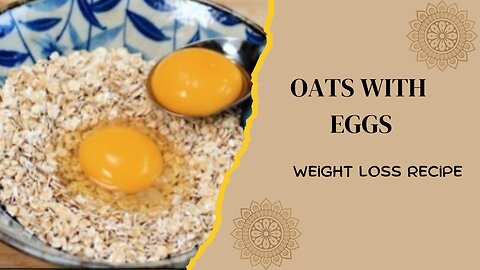 If you have 1 cups of oat and 2 eggs, make this 5 minutes recipe for breakfast