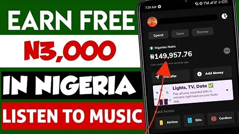 Listen and Earn│Get paid N3000 naira Daily just by listening to music (make money online in Nigeria)