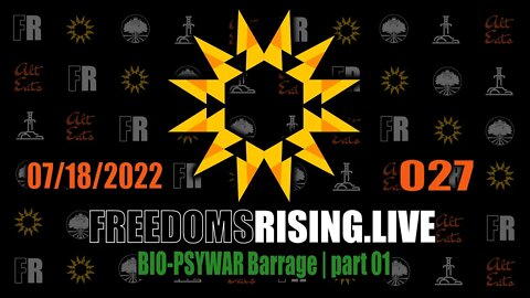 Wake Up, Freedom is on the Rise | Bio-PsyWar Barrage part 01 | Freedom's Rising 027