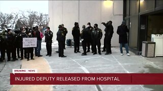 Milwaukee County deputy who was shot multiple times released from hospital