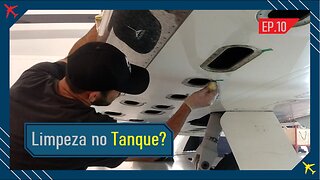 Como é feito a LIMPEZA no tanque de COMBUSTIVEL de avião?