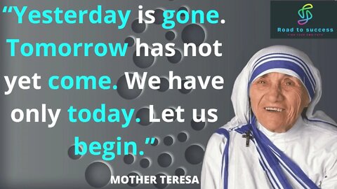 This Mother Teresa Quotes Will Motivate You to Change Your Life #motherterasa#motivation#video#1