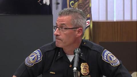 RAW VIDEO: IMPD chief responds to fatal officer involved shooting in Indianapolis