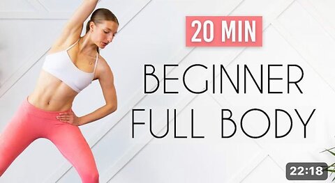20 min Fat Burning Workout for TOTAL BEGINNERS (Achievable, No Equipment)