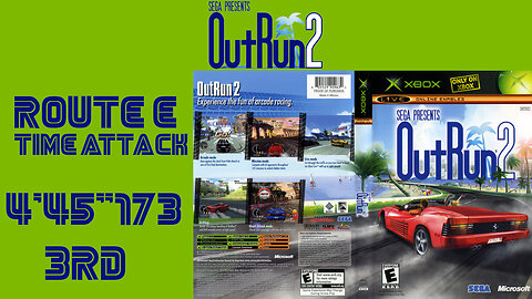 OutRun 2 [Xbox] Goal E - Time Attack [4'45"173] 3rd place