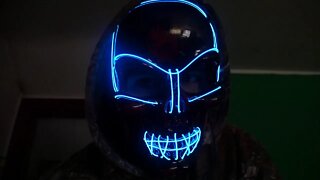 LEEHUR Halloween LED Mask Purge Kids Party Favors Scary Death Skull